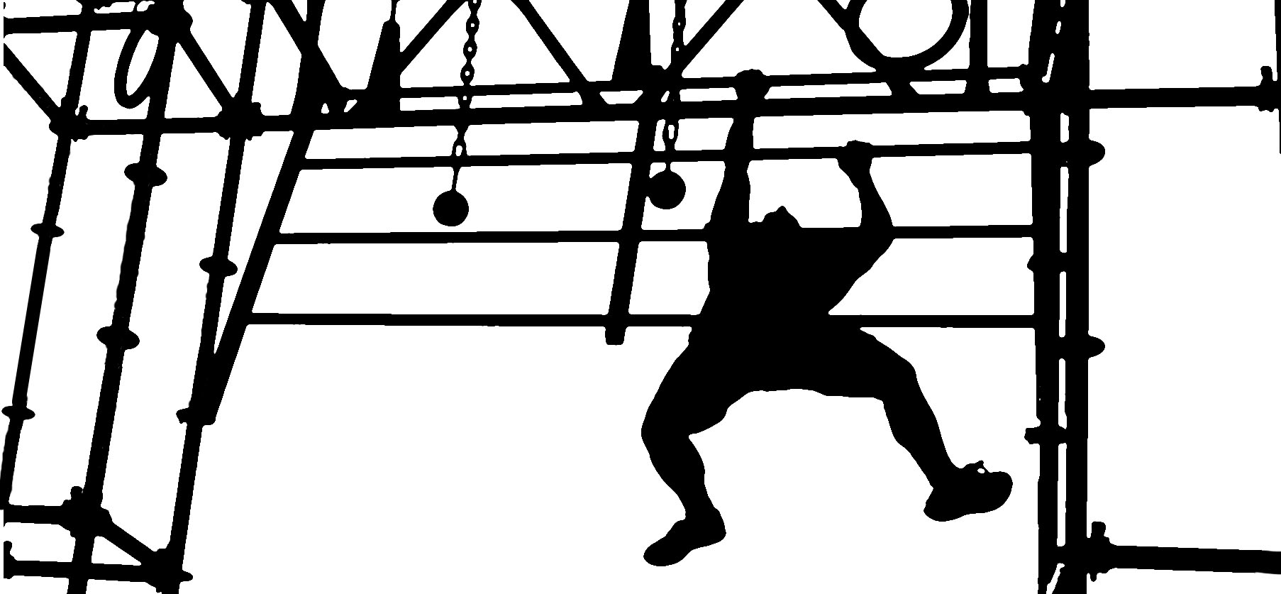 graphic of someone doing pull-ups